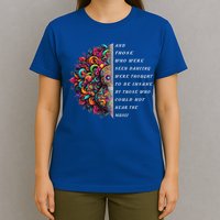 Hippie Guitar And Those Who Were Seen Dancing Peace Vibes T-Shirt