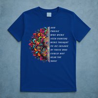 Hippie Guitar And Those Who Were Seen Dancing Peace Vibes T-Shirt