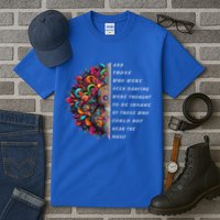 Hippie Guitar And Those Who Were Seen Dancing Peace Vibes Tall T-Shirt