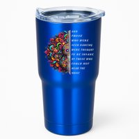 Hippie Guitar And Those Who Were Seen Dancing Peace Vibes Tumbler