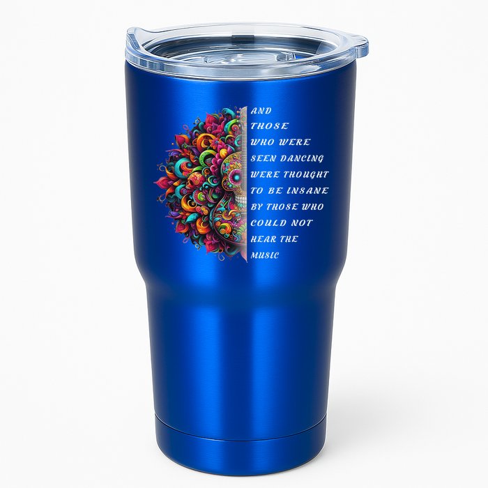 Hippie Guitar And Those Who Were Seen Dancing Peace Vibes Tumbler