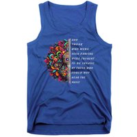 Hippie Guitar And Those Who Were Seen Dancing Peace Vibes Tank Top