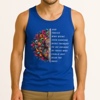 Hippie Guitar And Those Who Were Seen Dancing Peace Vibes Tank Top