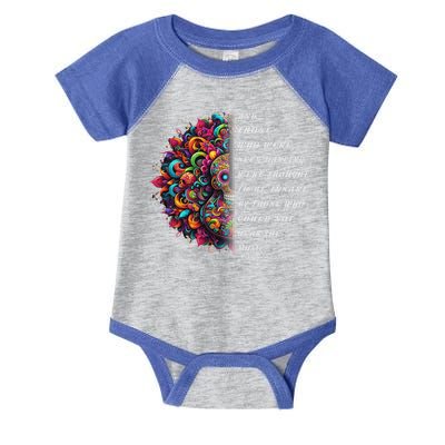 Hippie Guitar And Those Who Were Seen Dancing Peace Vibes Infant Baby Jersey Bodysuit
