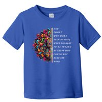 Hippie Guitar And Those Who Were Seen Dancing Peace Vibes Toddler T-Shirt