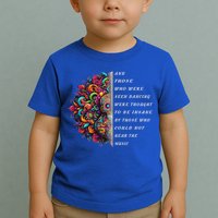 Hippie Guitar And Those Who Were Seen Dancing Peace Vibes Toddler T-Shirt