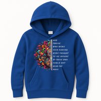 Hippie Guitar And Those Who Were Seen Dancing Peace Vibes Kids Hoodie