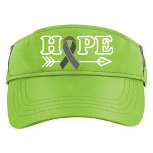 Hope Glioblastoma Awareness Meaningful Gift Adult Drive Performance Visor