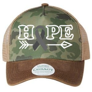 Hope Glioblastoma Awareness Meaningful Gift Legacy Tie Dye Trucker Hat