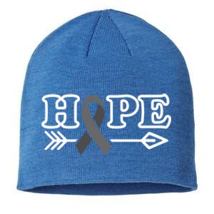 Hope Glioblastoma Awareness Meaningful Gift Sustainable Beanie