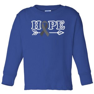 Hope Glioblastoma Awareness Meaningful Gift Toddler Long Sleeve Shirt