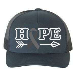 Hope Glioblastoma Awareness Meaningful Gift Yupoong Adult 5-Panel Trucker Hat