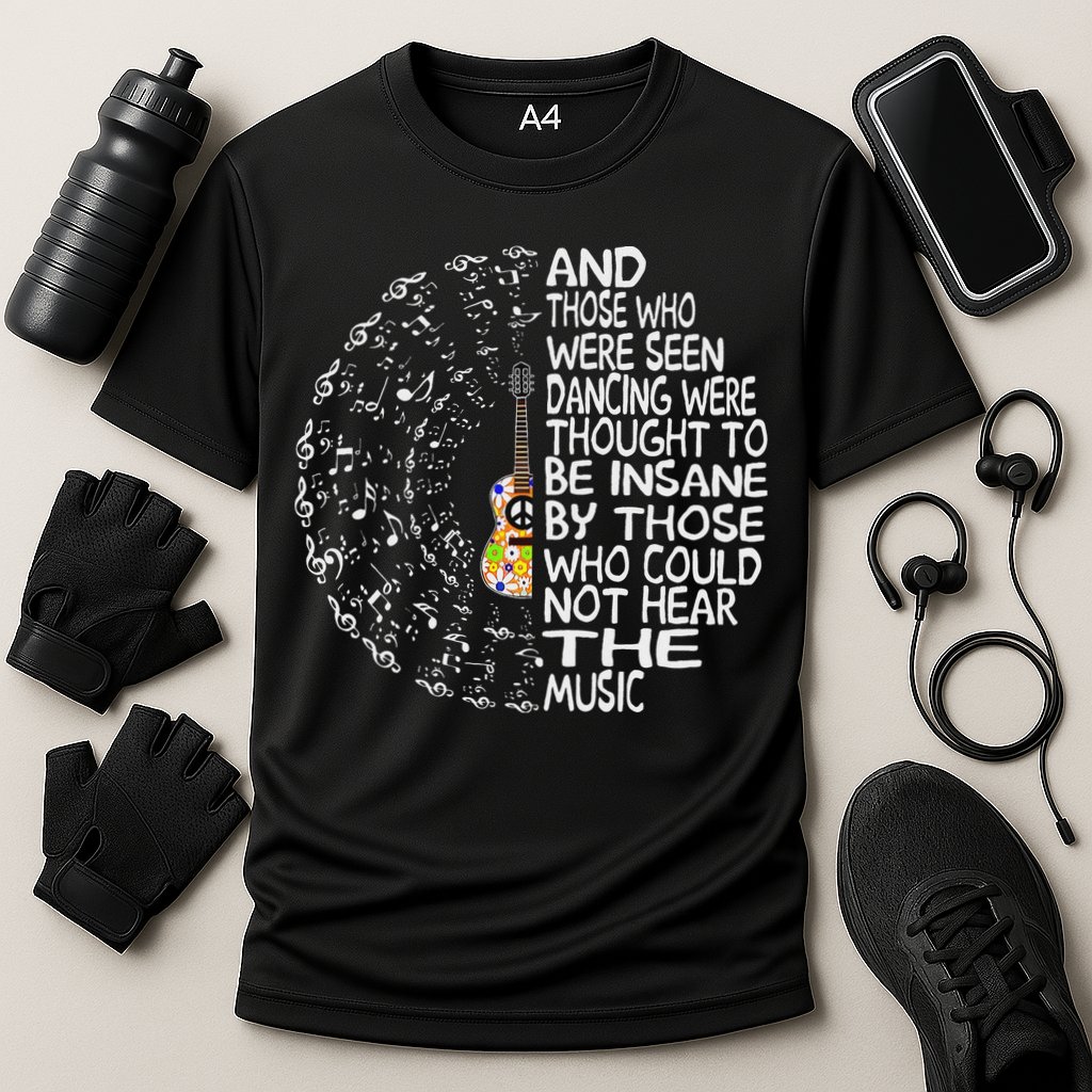 Hippie Guitar And Those Who Were Seen Dancing Peace Performance Shirt