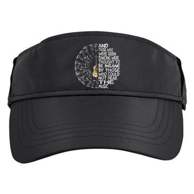 Hippie Guitar And Those Who Were Seen Dancing Peace Adult Drive Performance Visor