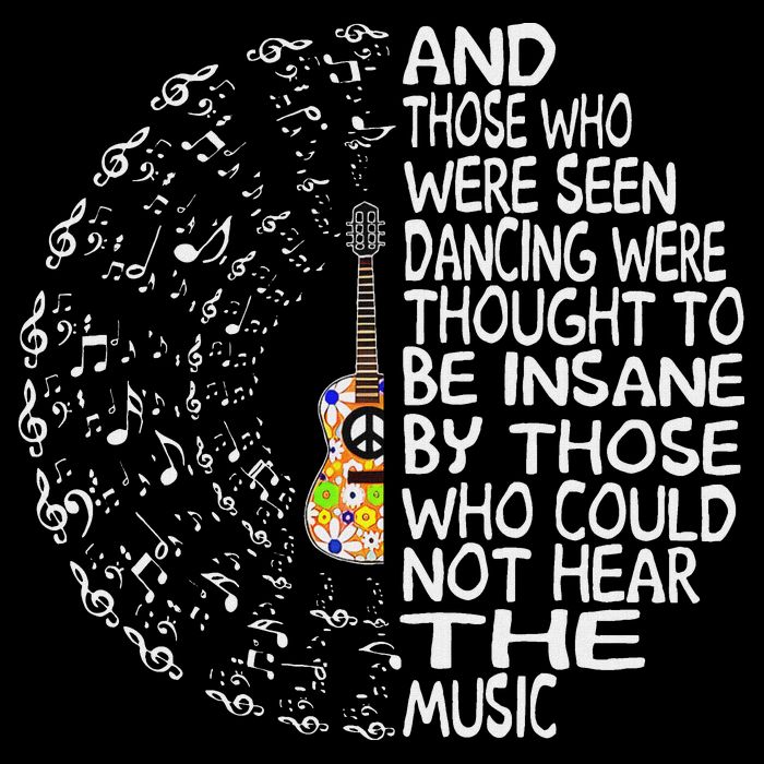 Hippie Guitar And Those Who Were Seen Dancing Peace Drawstring Bag