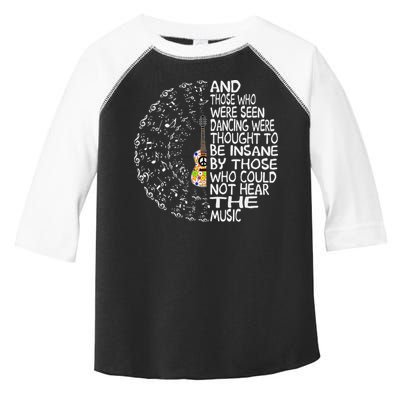 Hippie Guitar And Those Who Were Seen Dancing Peace Toddler Fine Jersey T-Shirt