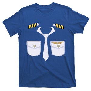 Halloween Gift Airplane Airline Pilot Costume Dress Up Gift T-Shirt