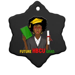 Hbcu Grad Afro History Historical Juneteenth Gift Ceramic Star Ornament