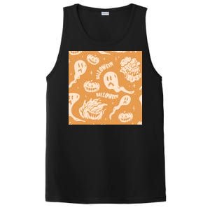 Halloween Ghosts And Pumpkins PosiCharge Competitor Tank