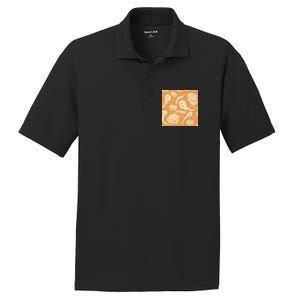 Halloween Ghosts And Pumpkins PosiCharge RacerMesh Polo