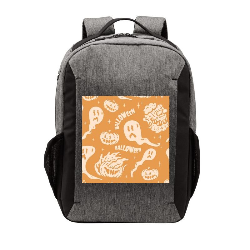 Halloween Ghosts And Pumpkins Vector Backpack