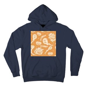 Halloween Ghosts And Pumpkins Hoodie