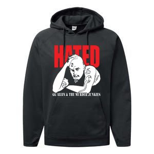 Hated GG Allin & The Murder Junkies Performance Fleece Hoodie