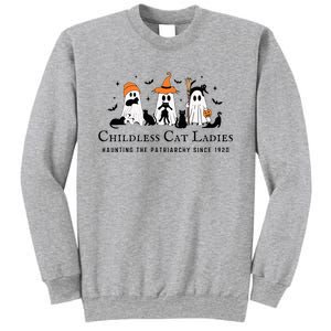 Halloween Ghost Black Cat Childless Cat Lady Kamala Harris Sweatshirt