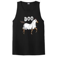 Horse Ghost Boo Equestrian Horse Lover Farmer Halloween PosiCharge Competitor Tank