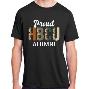 HBCU Grad Black Grad Black College Alumni Leopard Adult ChromaSoft Performance T-Shirt