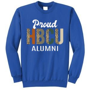 HBCU Grad Black Grad Black College Alumni Leopard Sweatshirt