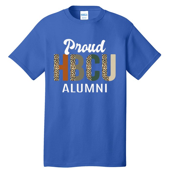 HBCU Grad Black Grad Black College Alumni Leopard Tall T-Shirt