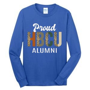 HBCU Grad Black Grad Black College Alumni Leopard Tall Long Sleeve T-Shirt