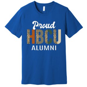 HBCU Grad Black Grad Black College Alumni Leopard Premium T-Shirt