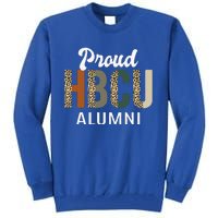 HBCU Grad Black Grad Black College Alumni Leopard Tall Sweatshirt