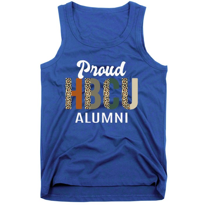 HBCU Grad Black Grad Black College Alumni Leopard Tank Top