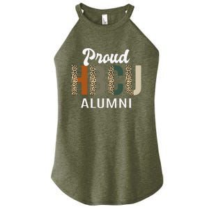 HBCU Grad Black Grad Black College Alumni Leopard Women’s Perfect Tri Rocker Tank