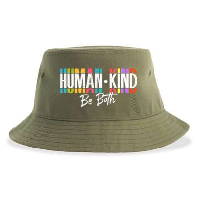 Humankind Gift Be Both Gift Support Human Kindness Gift Equality Kind Gift Sustainable Bucket Hat