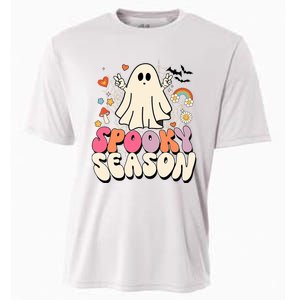 Halloween Groovy Boo Ghost Spookys Cooling Performance Crew T-Shirt