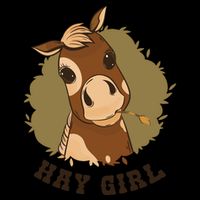 Hay Girl Cute Horse 16 in Basic Backpack