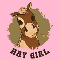 Hay Girl Cute Horse Visor