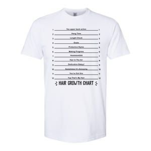 Hair Growth Chart Softstyle CVC T-Shirt