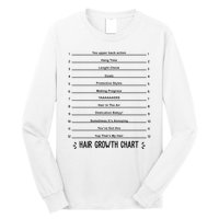 Hair Growth Chart Long Sleeve Shirt