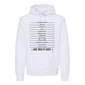 Hair Growth Chart Premium Hoodie