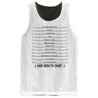 Hair Growth Chart Mesh Reversible Basketball Jersey Tank