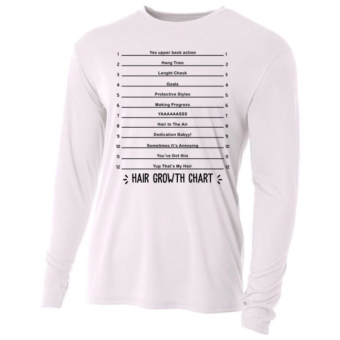 Hair Growth Chart Cooling Performance Long Sleeve Crew