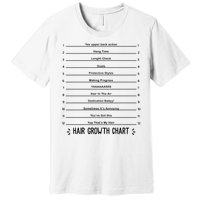 Hair Growth Chart Premium T-Shirt