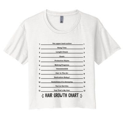 Hair Growth Chart Crop Top