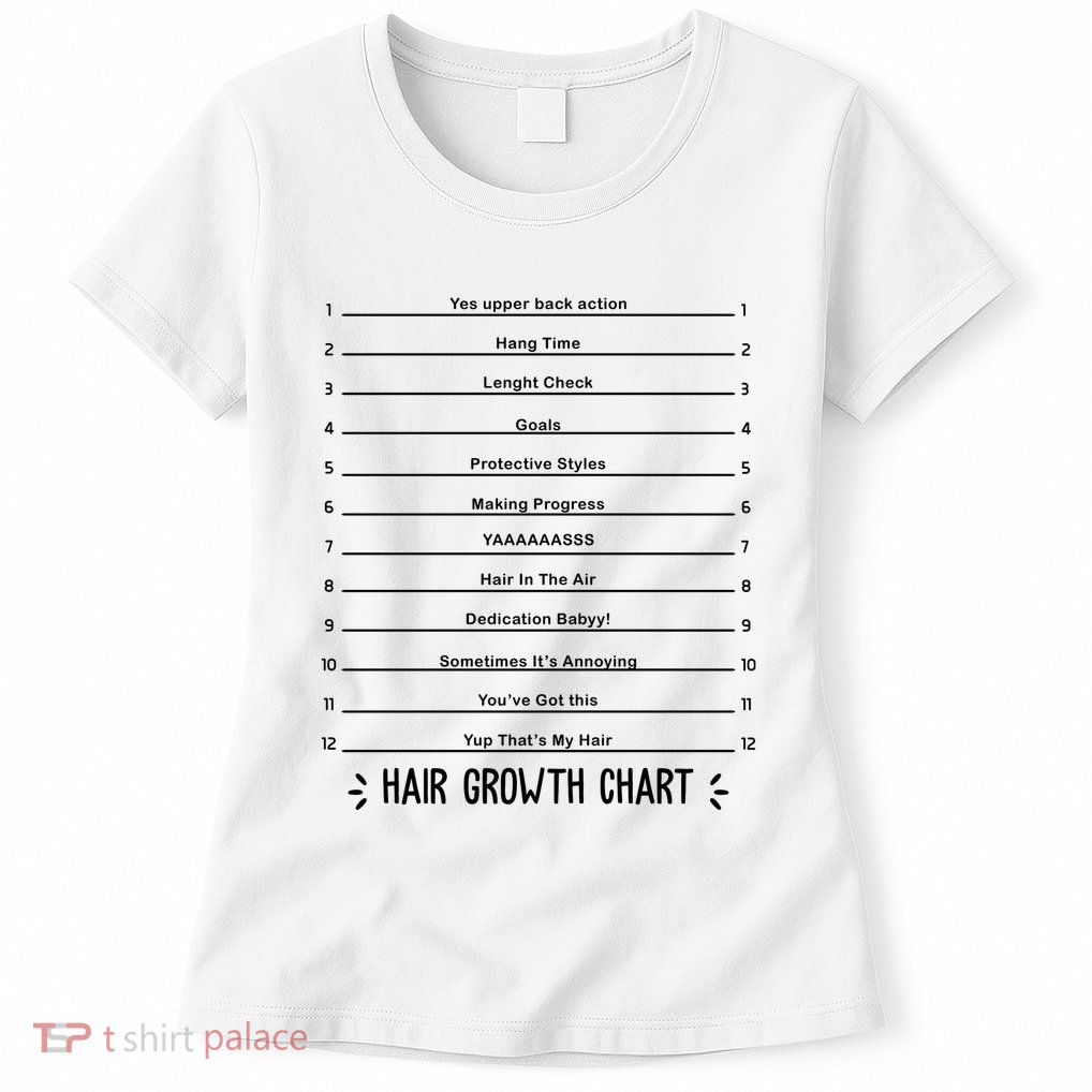 Hair Growth Chart Women's T-Shirt
