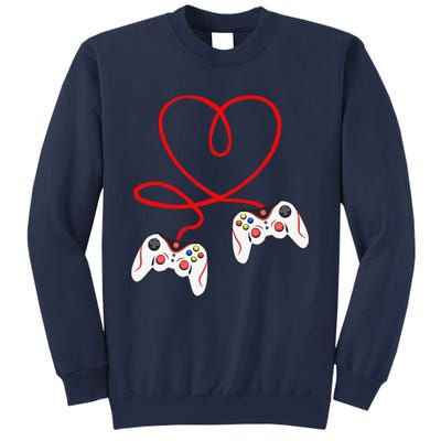 Heart Game Controllers Video Gamers Gaming Valentine's Day Sweatshirt